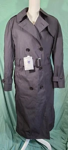 NWT DSCP Garrison Collection Black Button Jacket 14R All Weather Women Army - Picture 1 of 12
