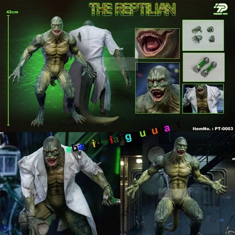 1/6 Scale PREMIER TOYS PT-0003A The Reptilian The Lizard Dr. Connors Figure Cover