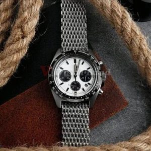 Thick Mesh Shark Style Watch Bracelet Stainless Steel 20mm 22mm Watch Strap Band - Picture 1 of 13