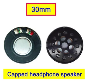 2x 30mm Replacement Headphone Speaker Drivers 32 Ohm 0.25W Round Universal Audio - Picture 1 of 12