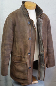 Isaiah Ciarrai  Size 56  / Large 100% Merino sheepskin Shearling leather coat