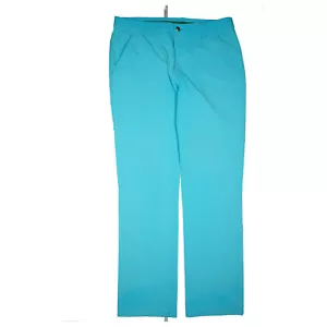 ALBERTO Golf Pants Men's Jeans Modern Fit Stretch 102 W33 L34 Turquoise Thin - Picture 1 of 7