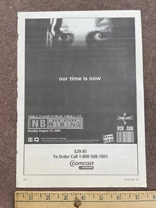 WCW New Blood Rising 2000 Vampiro Ad Clipping WWF WWE - Bild 1 von 5