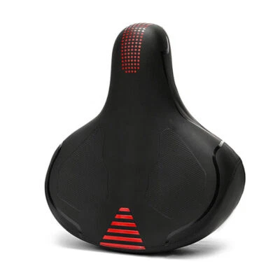 Asiento de bicicleta de gran tamaño para hombre y mujer cómodo, cojín de asiento de bicicleta suave extra ancho Foto 1 de 4