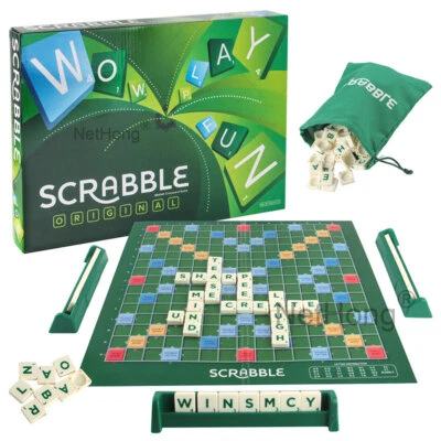 MARKENLOS Scrabble Family Board Game Cruciverba Gioco Divertente Party Home Gioco da Tavolo