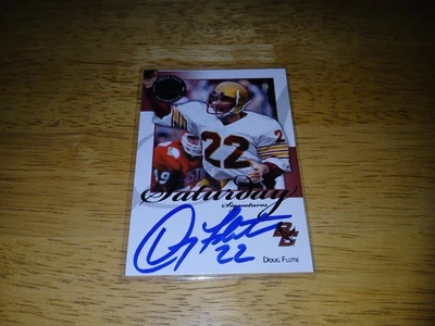 2008 Press Pass Legends DOUG FLUTIE Saturday Signatures Auto. Boston College. - Image 1 of 4