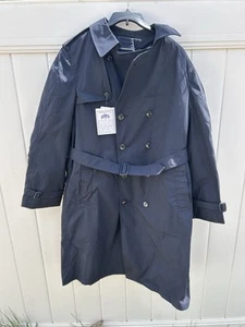 DSCP Men’s Air Force Defender Collection 42 L Trench Coat Removable Liner NWT - Picture 1 of 8