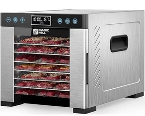 Máquina deshidratadora de alimentos Magic Mill MFD-7700 para hacer cecina de carne secado al sol 7 bandejas - Imagen 1 de 7