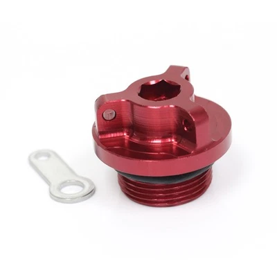 Tapa de llenado de aceite CNC roja de repuesto para Honda Super Cub 125 19-21 20 Foto 1 de 4