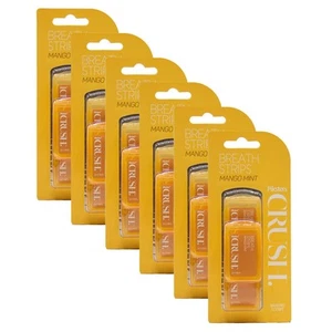 6x 72pc Piksters Freshening Breath Strips Crush Mango Mint Sugar Free Oral Care - Picture 1 of 3