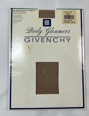 Pantimedias De Colección Body Gleamers Givenchy Brillante Pierna Transparente 156 Dorado Pálido Talla A Foto 1 de 4