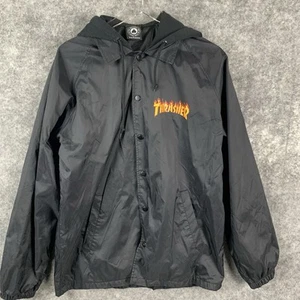 Chaqueta cortavientos negra Thrasher Magazine Skate And Destroy Skateboards - Imagen 1 de 15