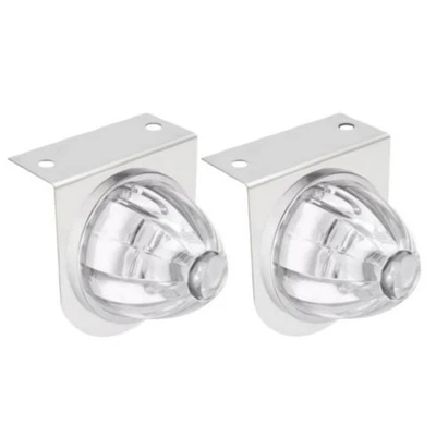 LED Star Watermelon Marker Lamp Indicator 2PCS with Brackets for Trucks - Image 1 of 4