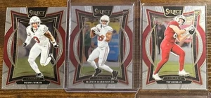 2024 Panini Select Arizona Cardinals Base Concourse 3 Cards Marvin Harrison Jr. - Picture 1 of 4