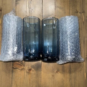 Juego De 4 Vasos De Colección Anchor Hocking Azul - Imagen 1 de 3