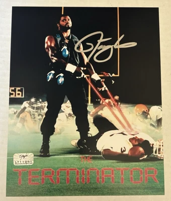Foto autografiada firmada por Lawrence Taylor 8x10 certificado de autenticidad automático LT11251 Foto 1 de 3