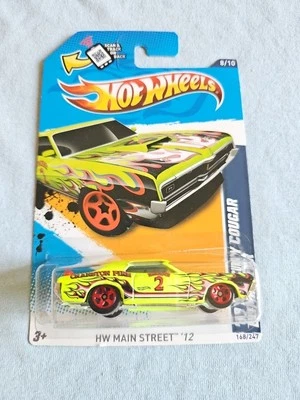 Mercury Cougar Eliminator 168/247 Little Bend 2012 Hot Wheels '69 color Kmart Foto 1 de 4