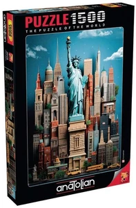 NUEVO Rompecabezas Anatolia 1500 Piezas Nueva York - Imagen 1 de 2