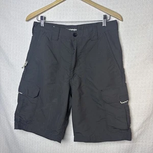 Wrangler pantaloncino cargo uomo 30 nylon grigio scuro - Foto 1 di 10