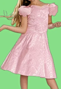 WICKED Glinda Dancing Through Life Pink Costume Dress GIRLS SIZE S 6-6X NEW - Picture 1 of 8