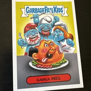 Tarjeta infantil de cubo de basura Topps de dibujos animados de los Pitufos años 80 - Imagen 1 de 1