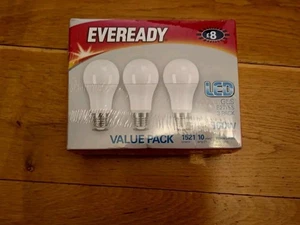 Eveready LED 100W Tornillo Bombilla 3 Bombillas Value Pack - Imagen 1 de 4