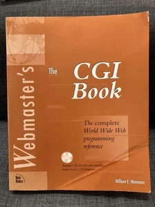 CGI Book by William Weinman (1996, CD-ROM / Trade Paperback) - Picture 1 of 8
