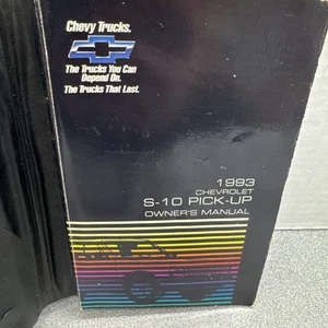 1993 Chevrolet S-10 Pick-UP owners manual OEM ORIGINAL literature guide - Picture 1 of 12