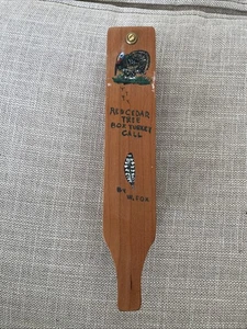 Scatola di cedro rosso fatta a mano Turchia chiamata di Willis Fox Ephrata Pa - Foto 1 di 7