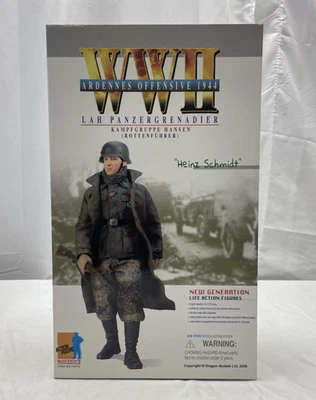 Dragon 1/6 WWII LAH Panzergrenadier Heinz Schmidt Ardennes 1944 12” FIGURE MIB - Image 1 of 4