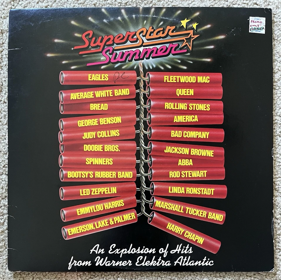 Rare  SUPERSTAR SUMMER - Various Comp 2LP promo 1977 Warner Elektra Atlantic /NM - Image 1 of 4
