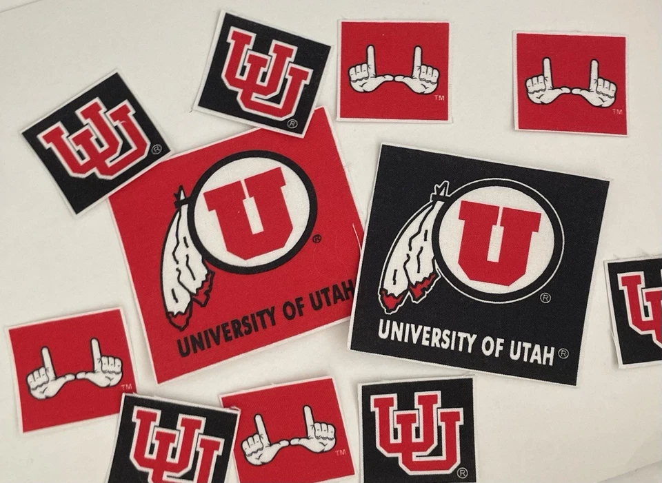 Universidad de Utah - Apliques de hierro sobre tela - Parches deportivos Foto 1 de 1
