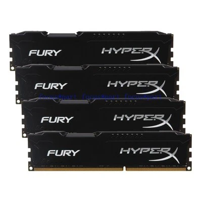 32GB (4x 8GB) DDR3 1600 PC3-12800 Gaming Speicher HX316C10F/8 für Desktop 240pin - Bild 1 von 4