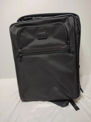 Tumi Alpha 22" Frequent Traveler Zippered Expandable Carry On Black 22021DH 2 W - Image 1 of 4