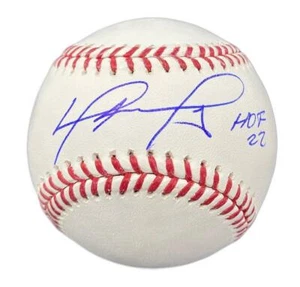 DAVID ORTIZ Autographed "HOF 22" Boston Red Sox Official MLB Baseball FANATICS - Picture 1 of 2