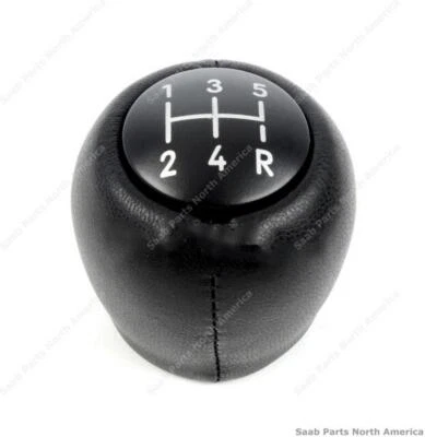 Perilla de cambio de cuero para Saab 900 PN# ORIO 1986-1989 Foto 1 de 2