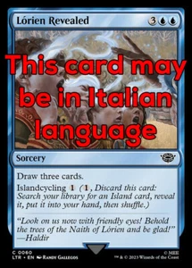MTG LÓRIEN REVEALED FOIL ENGLISH EXC - LORIEN RIVELATA 60 - LTR - MAGIC - Bild 1 von 1