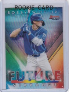 BOBBY WITT JR. ROOKIE CARD Bowman's Best FUTURE VIBRANCE RC Baseball ROYALS! - Picture 1 of 2