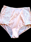 Vintage VANITY FAIR, 6,  peach granny panties with  lace