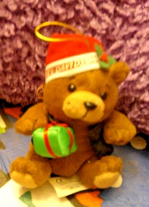 Vintage Harley Davidson 1999 Bear Ornament Christmas Holiday TEDDY BEAR - Picture 1 of 2