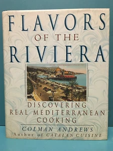 "Flavors of the Riviera" by Colman Andrews 1st/1st HC/DJ 1996 - Picture 1 of 24