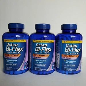 3x Osteo Bi-Flex Triple Strength Glucosamine MSM with D3 200 Tablets EXP 2026 - Picture 1 of 4