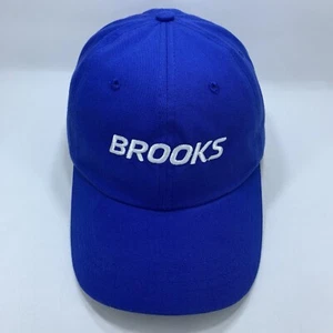 Brooks Blue Hat Let's Run There Adjustable Strapback OSFM Boco Gear Baseball Cap - Picture 1 of 16