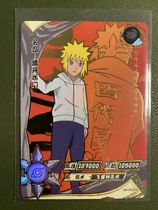 KAYOU Official Licensed Naruto TCG CHN (Pack fresh) Minato Namikaze ZR-015 - Foto 1 di 1
