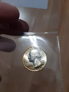Bicentennial Quarter 1776‐1976 *BEAUTIFUL* YELLOW TONING - Picture 1 of 7
