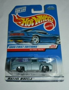 HOT WHEELS 1999 FIRST EDITIONS 22/26 - '56 FORD TRUCK SILVER BLUE - Picture 1 of 3