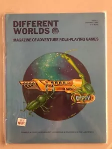 Different Worlds RPG Magazine Issue 7 Chaosium 1980 Tunnels & Trolls D&D RQ - Imagen 1 de 1