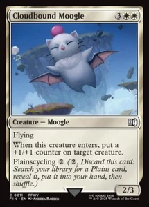 MTG Magic FIN Final Fantasy - 1x EN NM 0011 C Cloudbound Moogle - Picture 1 of 1