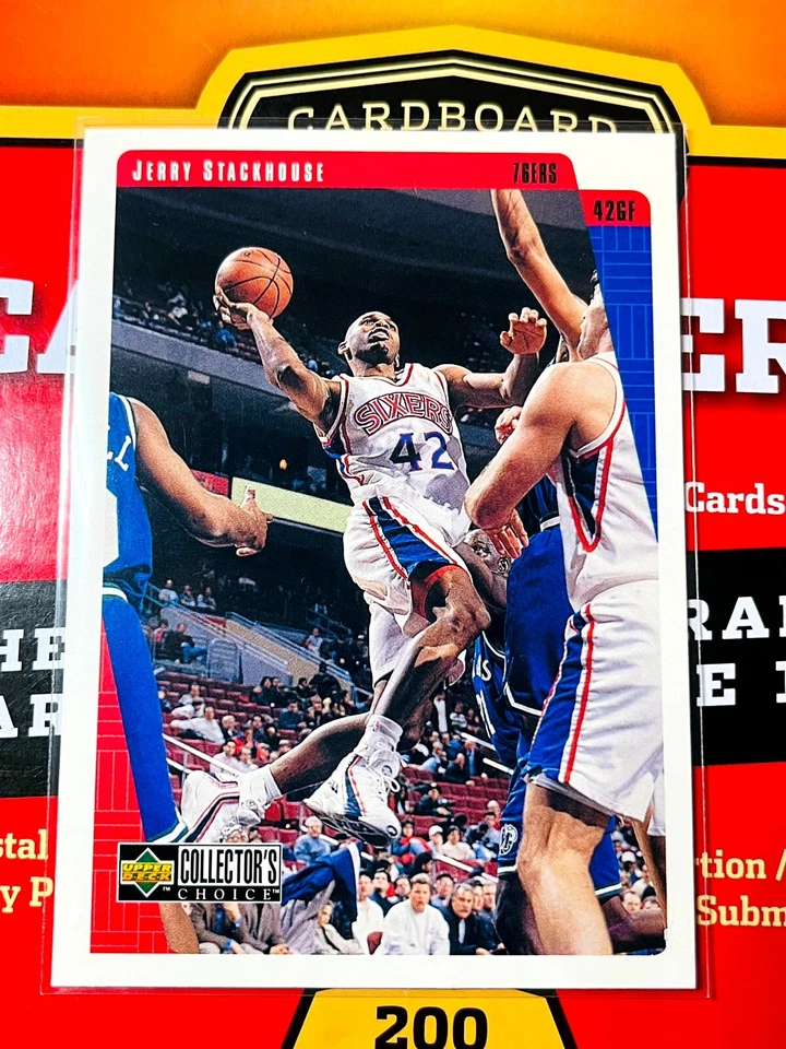 1997-98 Upper Deck Collector's Choice - #102 Jerry Stackhouse - Image 1 of 2