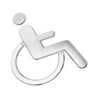 Behindertenschild Aufkleber Behinderung Behindertenschild Behindertenschild Toilettenschild